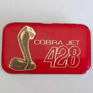Cobra Jet 428 1996 Racing Championships Metal Car Badge RED #5